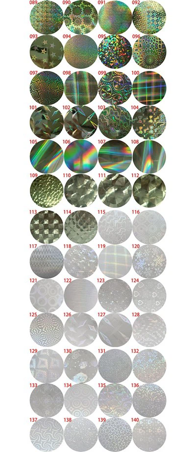 Filem Holographic Glitter Film Rainbow Film